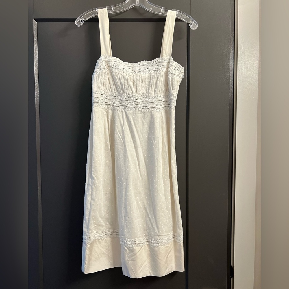 Catherine Malandrino white lace cotton dress - size 0